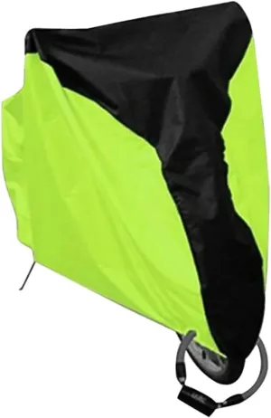 Sosoport Car Cover for Bike Waterproof Outdoor Bike Protector Metal Lockhole for Secure Locking