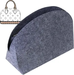 Soyizom Purse Organizer for Alma insert, Felt Bag Organizer Purse Organizer Insert For Alma PM BB insert organizer(BB,Grey)