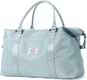 Sport Travel Duffle Bag Large Gym Tote Bag for Women, Weekender Carry on Bag for Airplane, Ladies Beach Overnight Bag Waterproof Luggage Bag with Wet Pocket