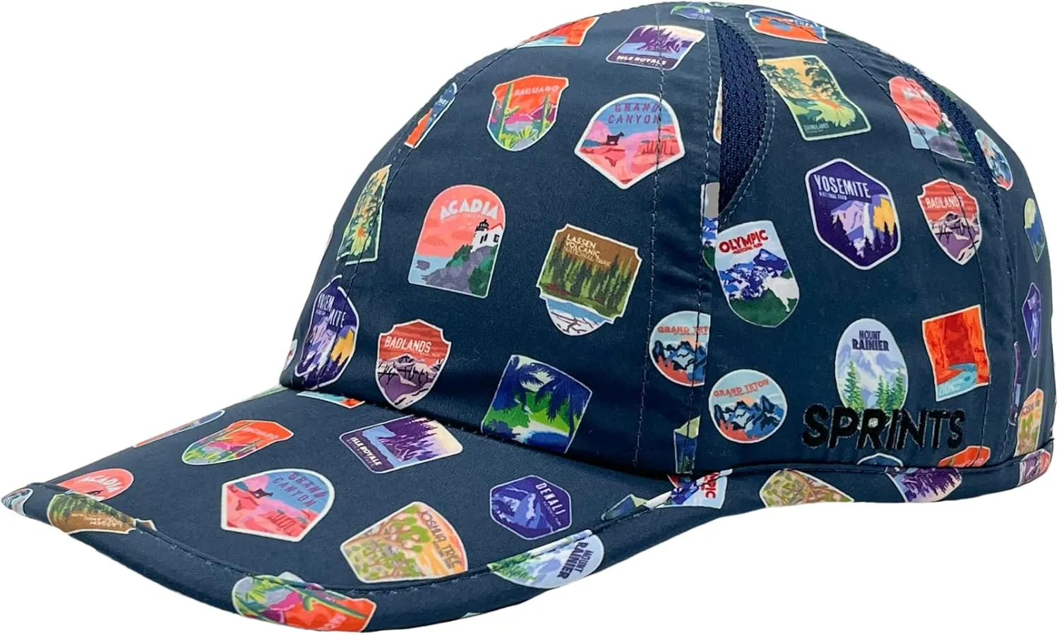 Sprints Race Day Performance Running Cap | The Lightweight, Quick Dry, Sport Hat, One Size, Unisex (National Parks)