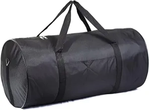 SQUARE JUMBO BLACK DUFFLE CARGO BAG LUGGAGE LAUNDRY TOTE (70Lb 36inches)