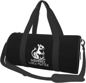 Squirrel Lives Matter Duffel Bag Gym Bag Travel Sports Tote Large Foldable Beach Swim Yoga2