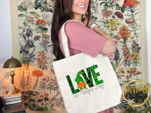 St Paddy Gnome Love Red Tote Bag