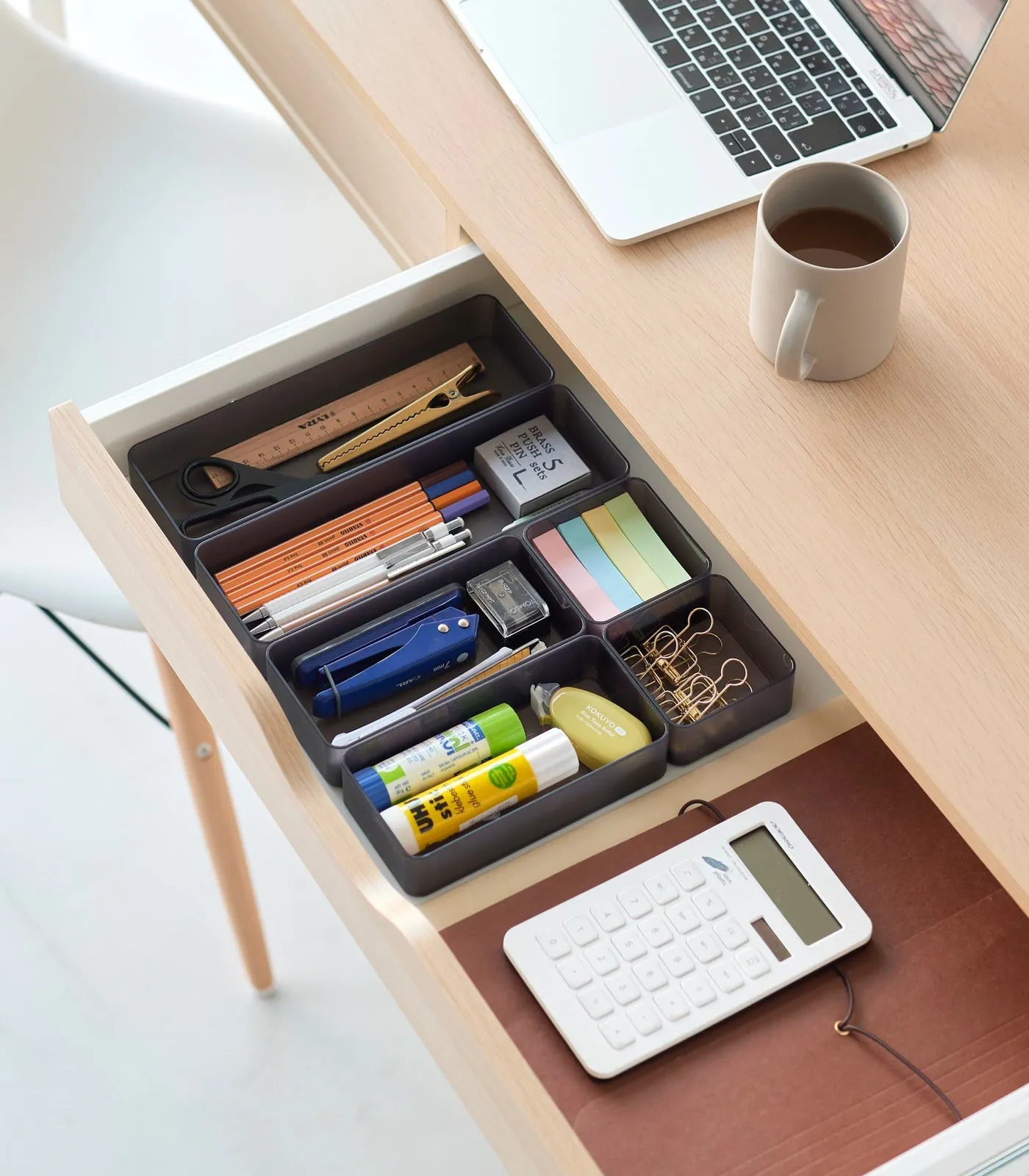 Stackable Clear Organizers [Set of 2] - Four Sizes from Yamazaki Home