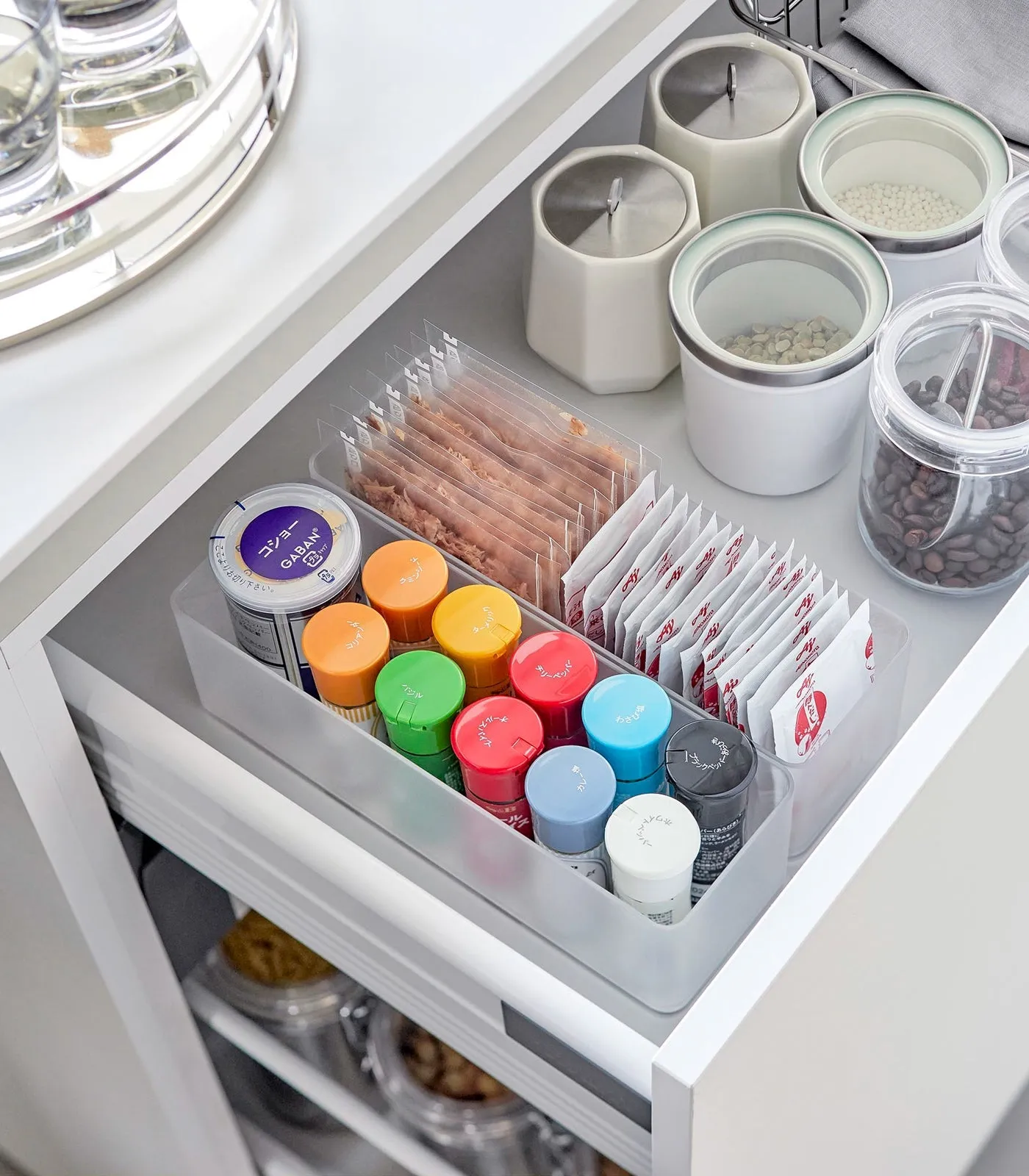 Stackable Clear Organizers [Set of 2] - Four Sizes from Yamazaki Home
