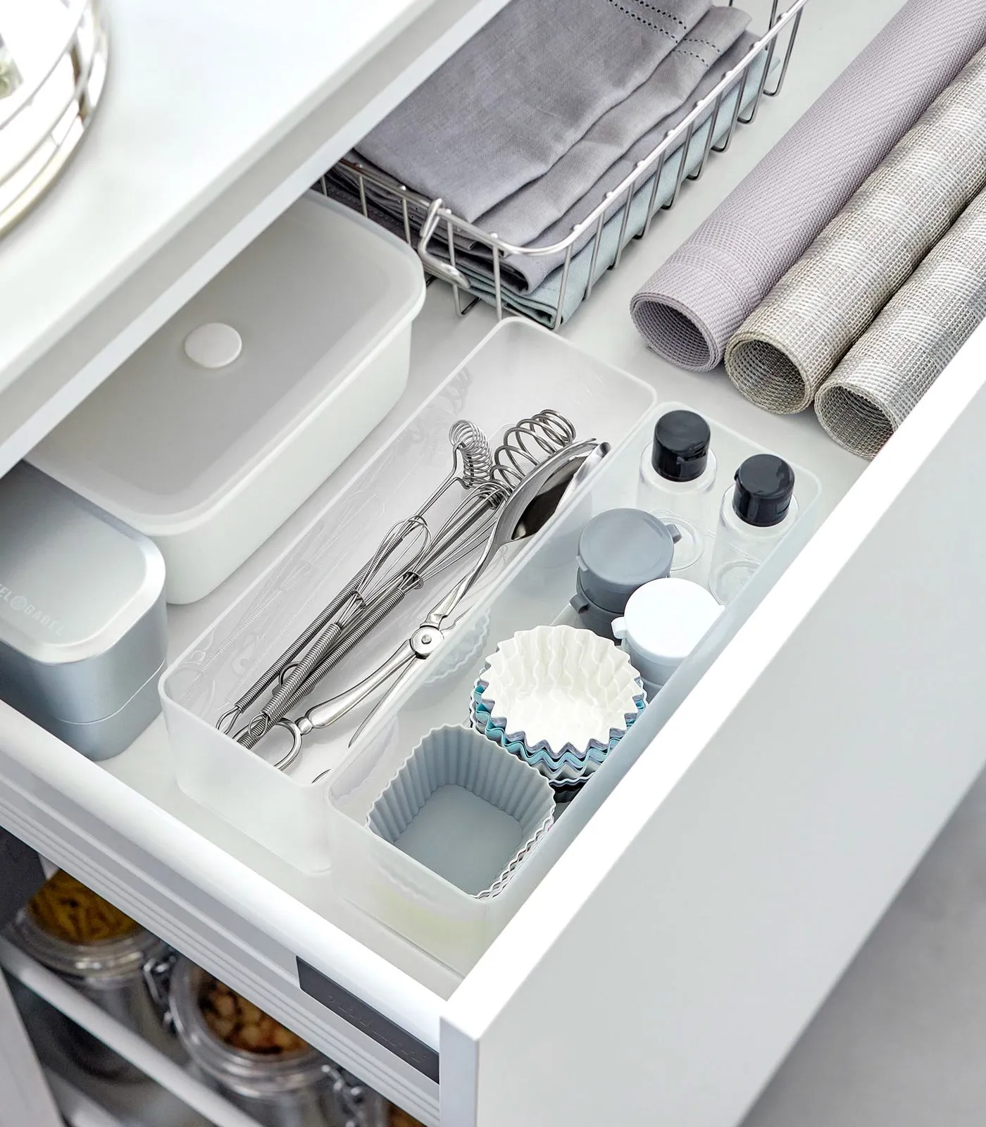 Stackable Clear Organizers [Set of 2] - Four Sizes from Yamazaki Home