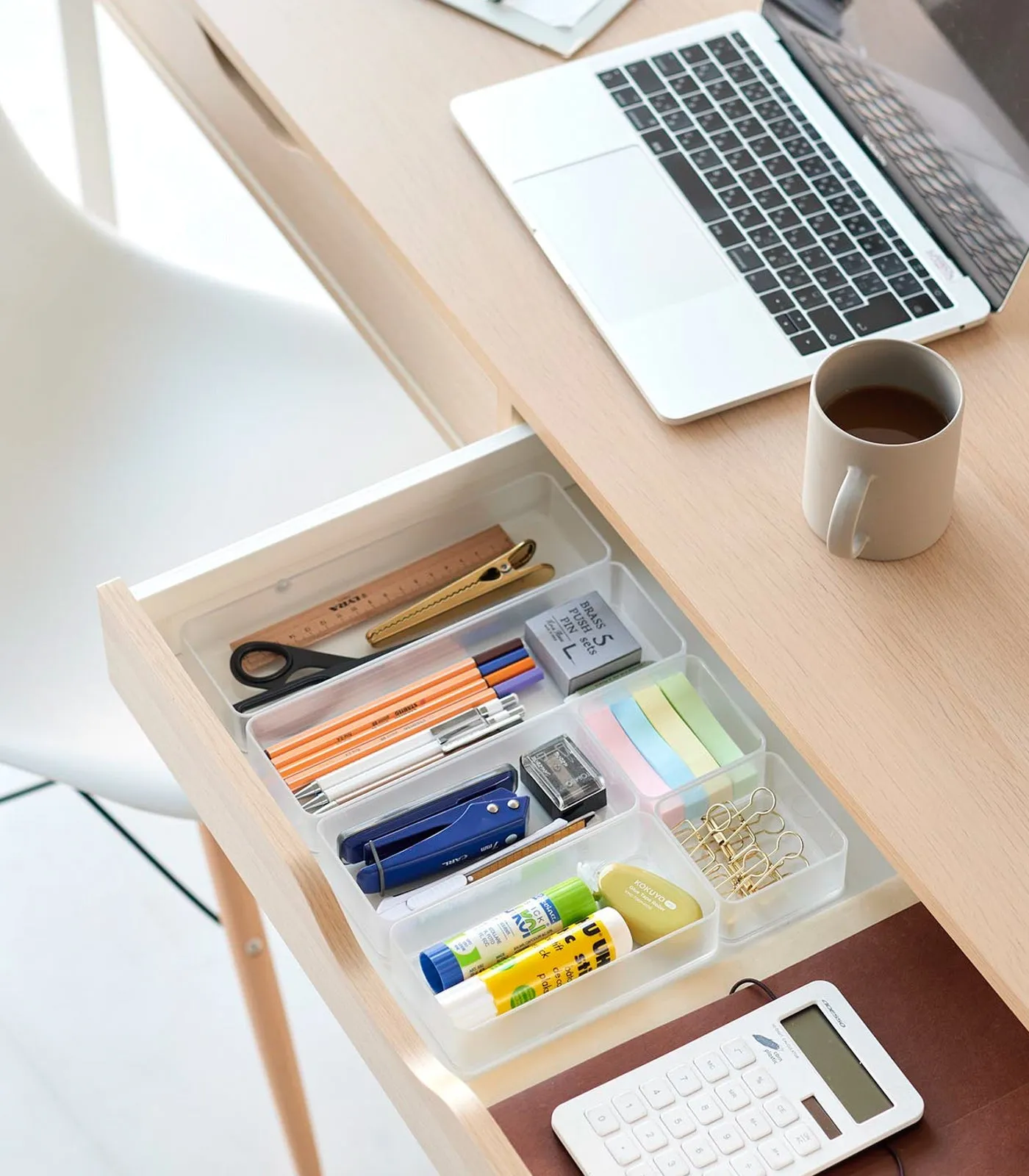 Stackable Clear Organizers [Set of 2] - Four Sizes from Yamazaki Home