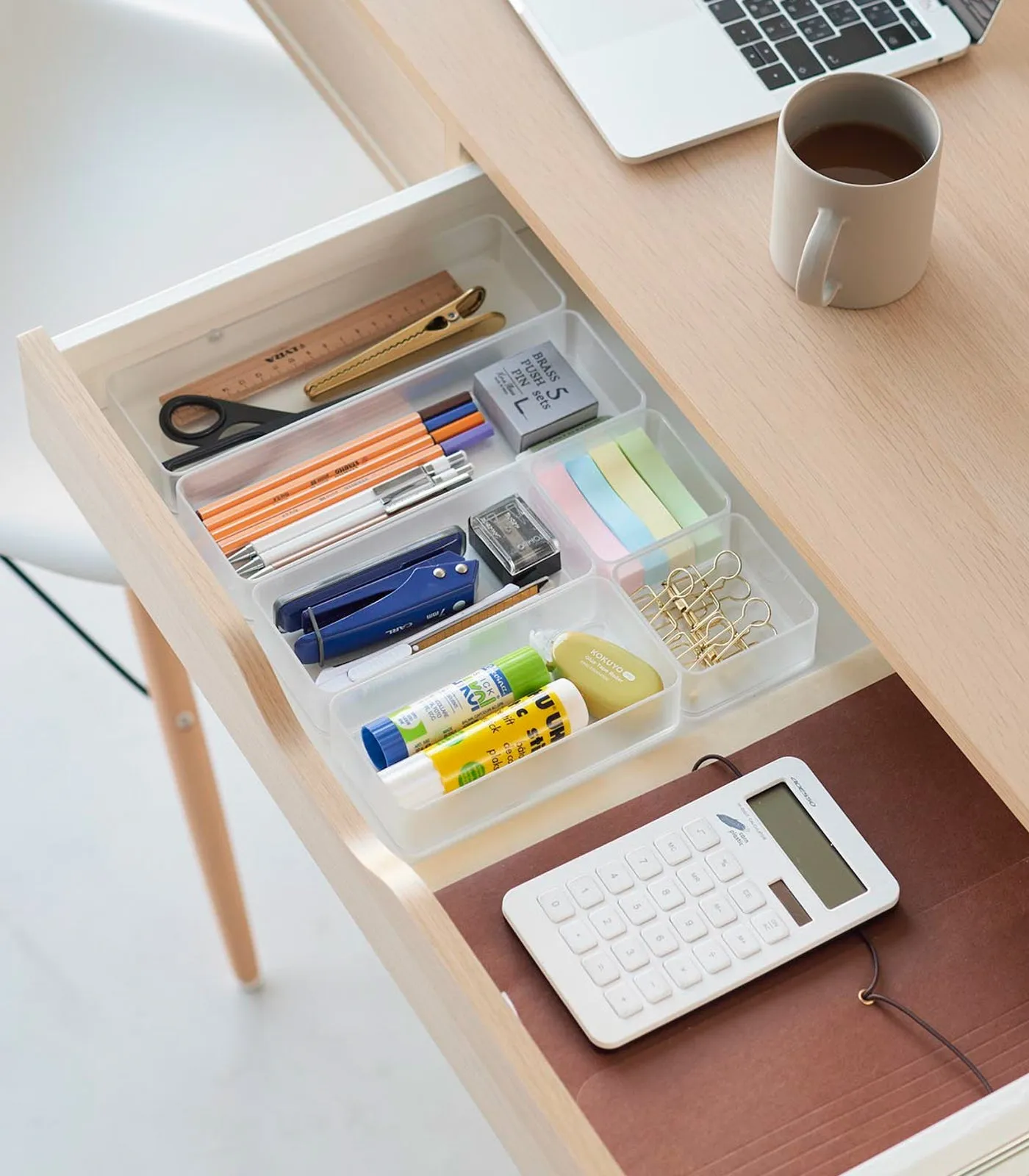 Stackable Clear Organizers [Set of 2] - Four Sizes from Yamazaki Home