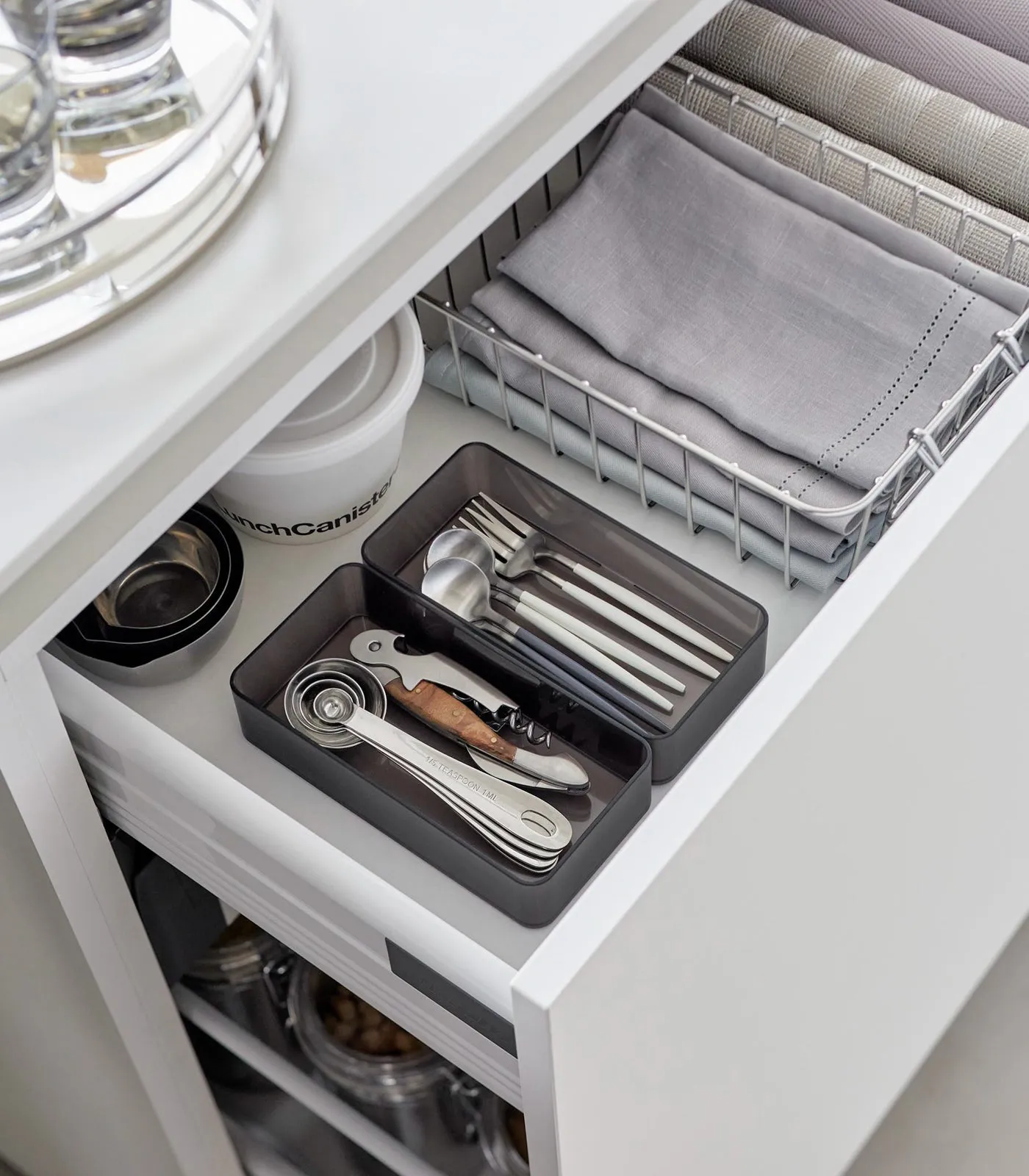 Stackable Clear Organizers [Set of 2] - Four Sizes from Yamazaki Home
