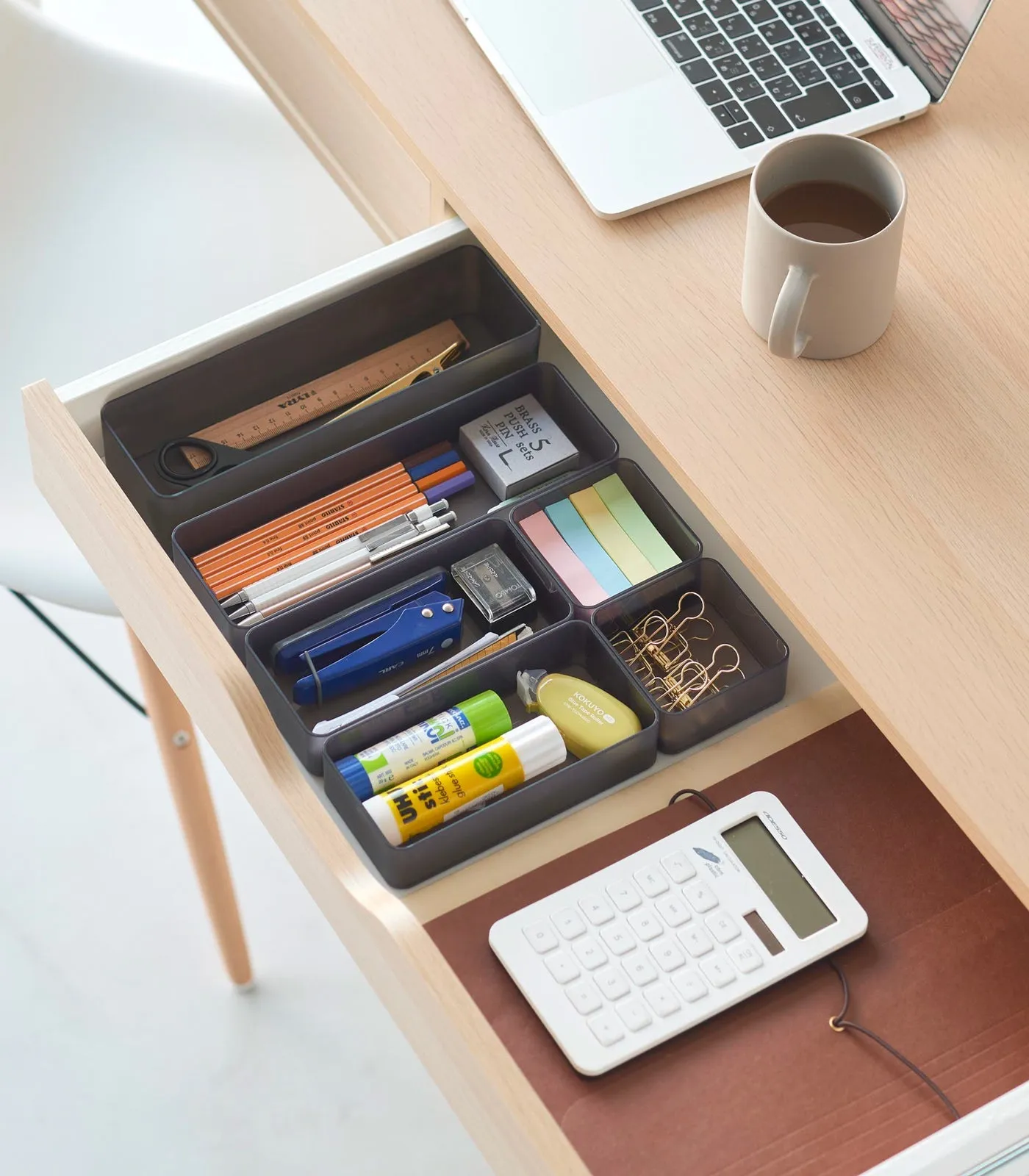 Stackable Clear Organizers [Set of 2] - Four Sizes from Yamazaki Home