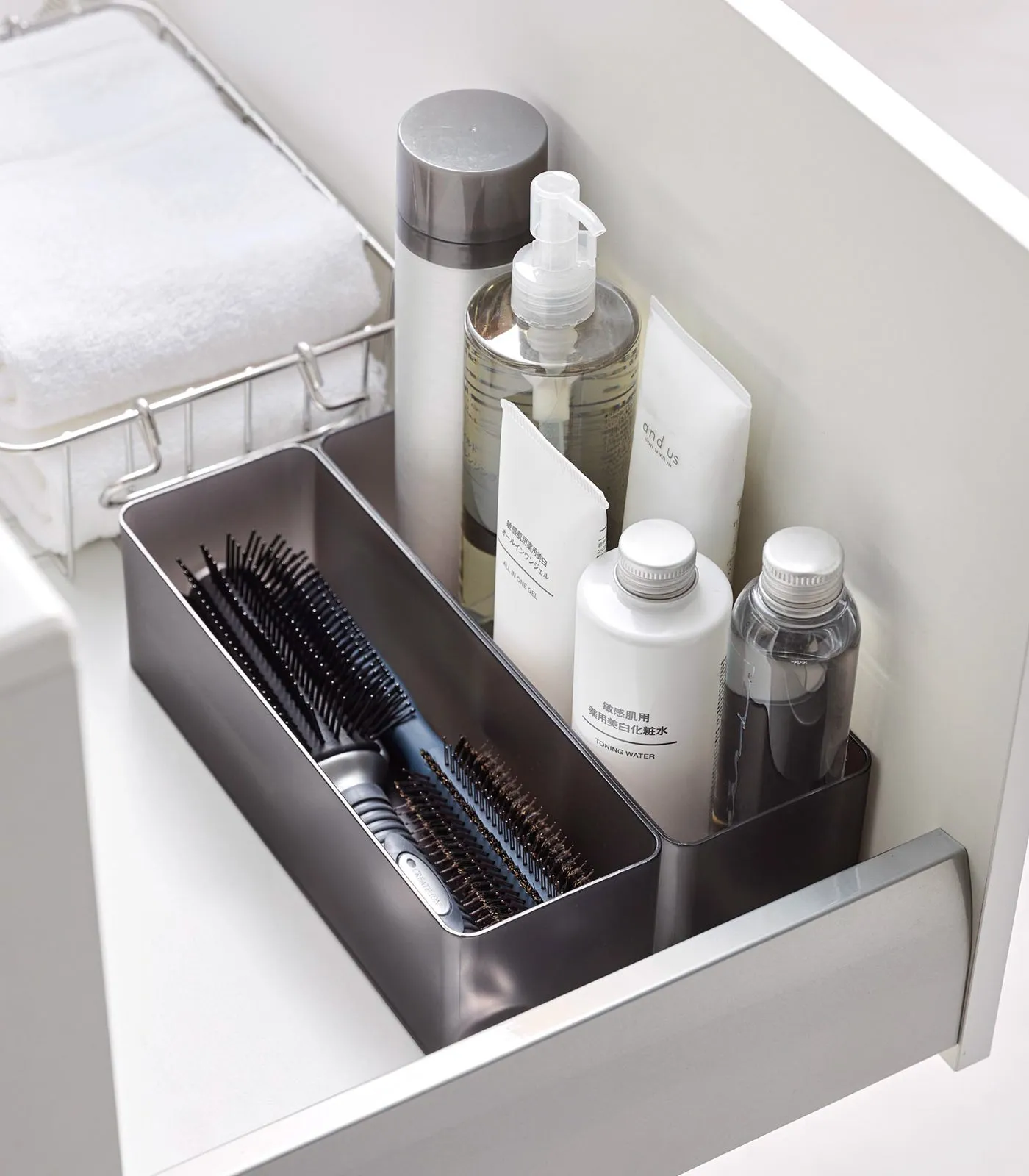 Stackable Clear Organizers [Set of 2] - Four Sizes from Yamazaki Home