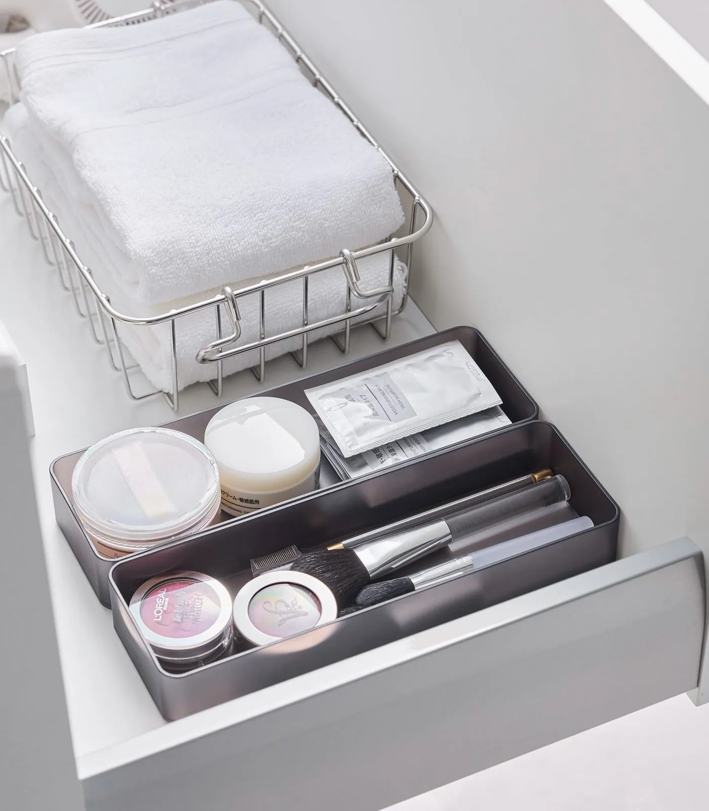 Stackable Clear Organizers [Set of 2] - Four Sizes from Yamazaki Home