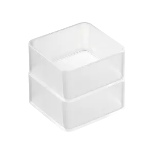 Stackable Clear Organizers [Set of 2] - Four Sizes from Yamazaki Home