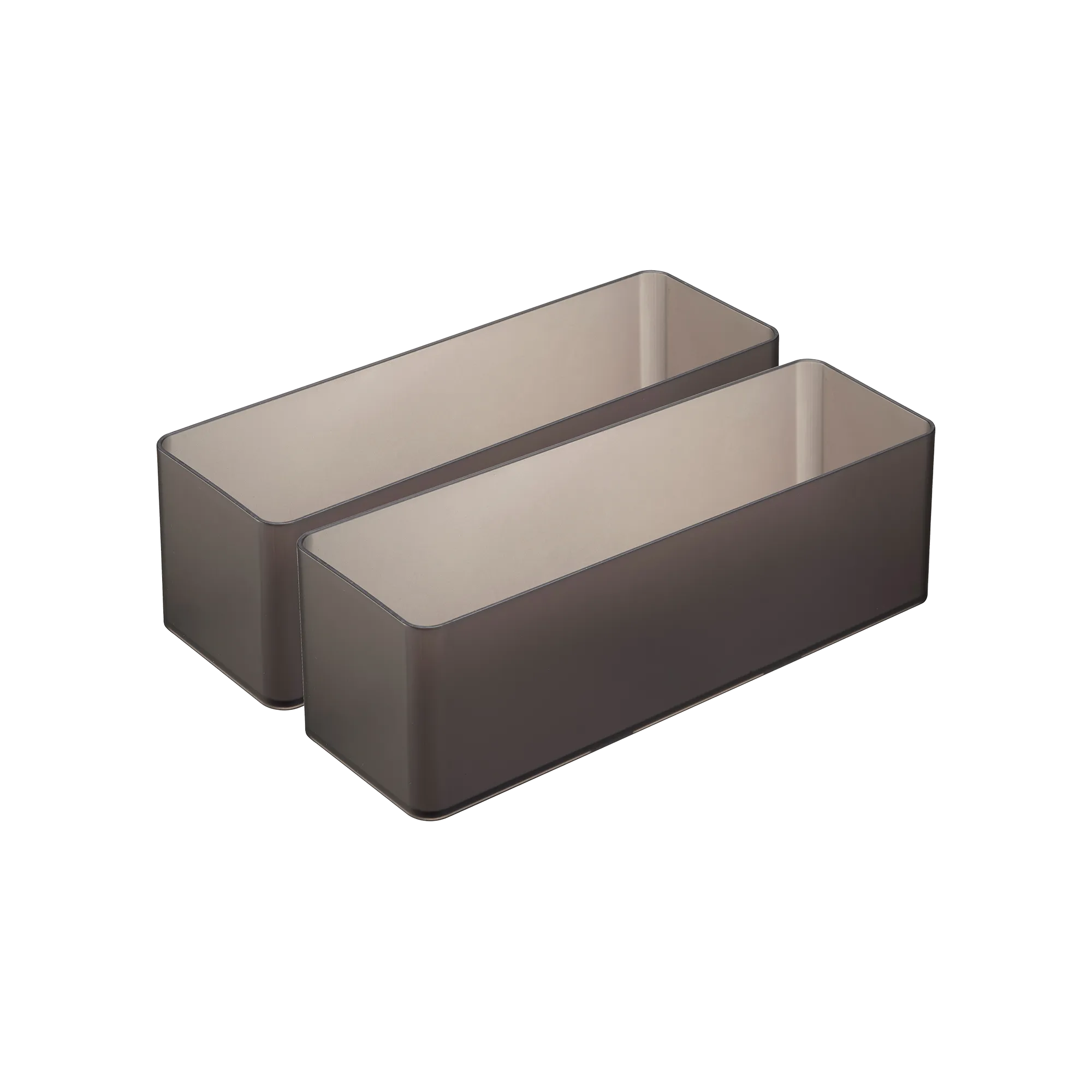 Stackable Clear Organizers [Set of 2] - Four Sizes from Yamazaki Home