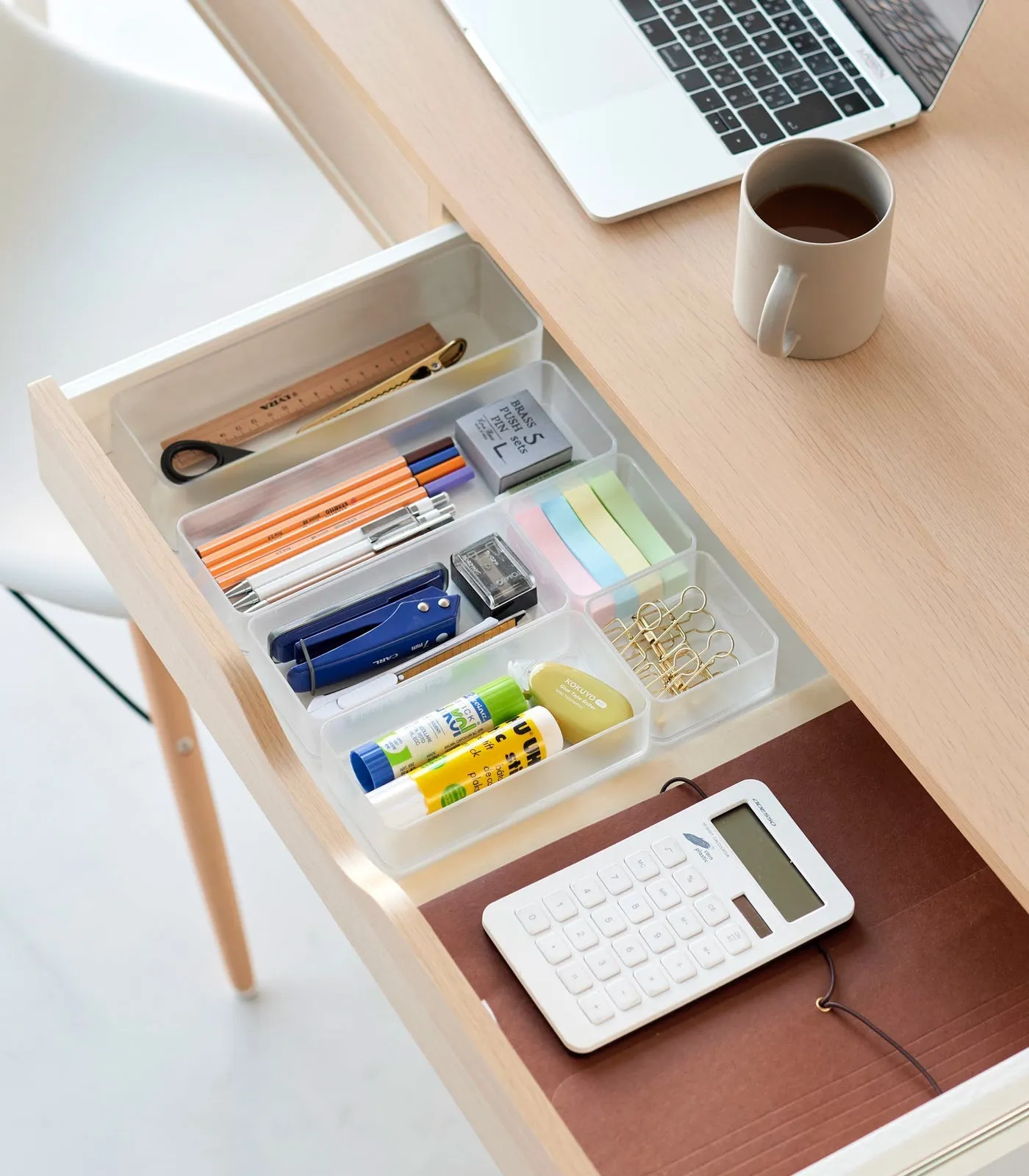 Stackable Clear Organizers [Set of 2] - Four Sizes from Yamazaki Home