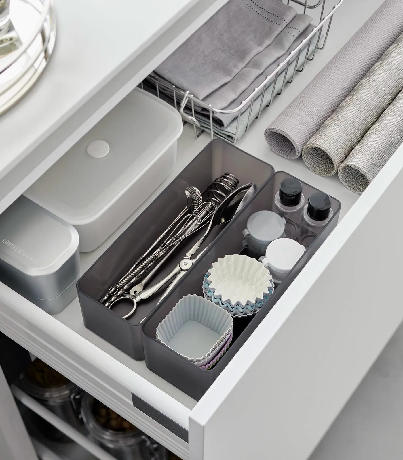Stackable Clear Organizers [Set of 2] - Four Sizes from Yamazaki Home