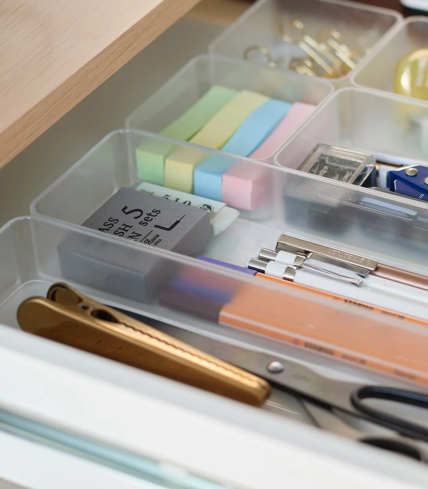 Stackable Clear Organizers [Set of 2] - Four Sizes from Yamazaki Home