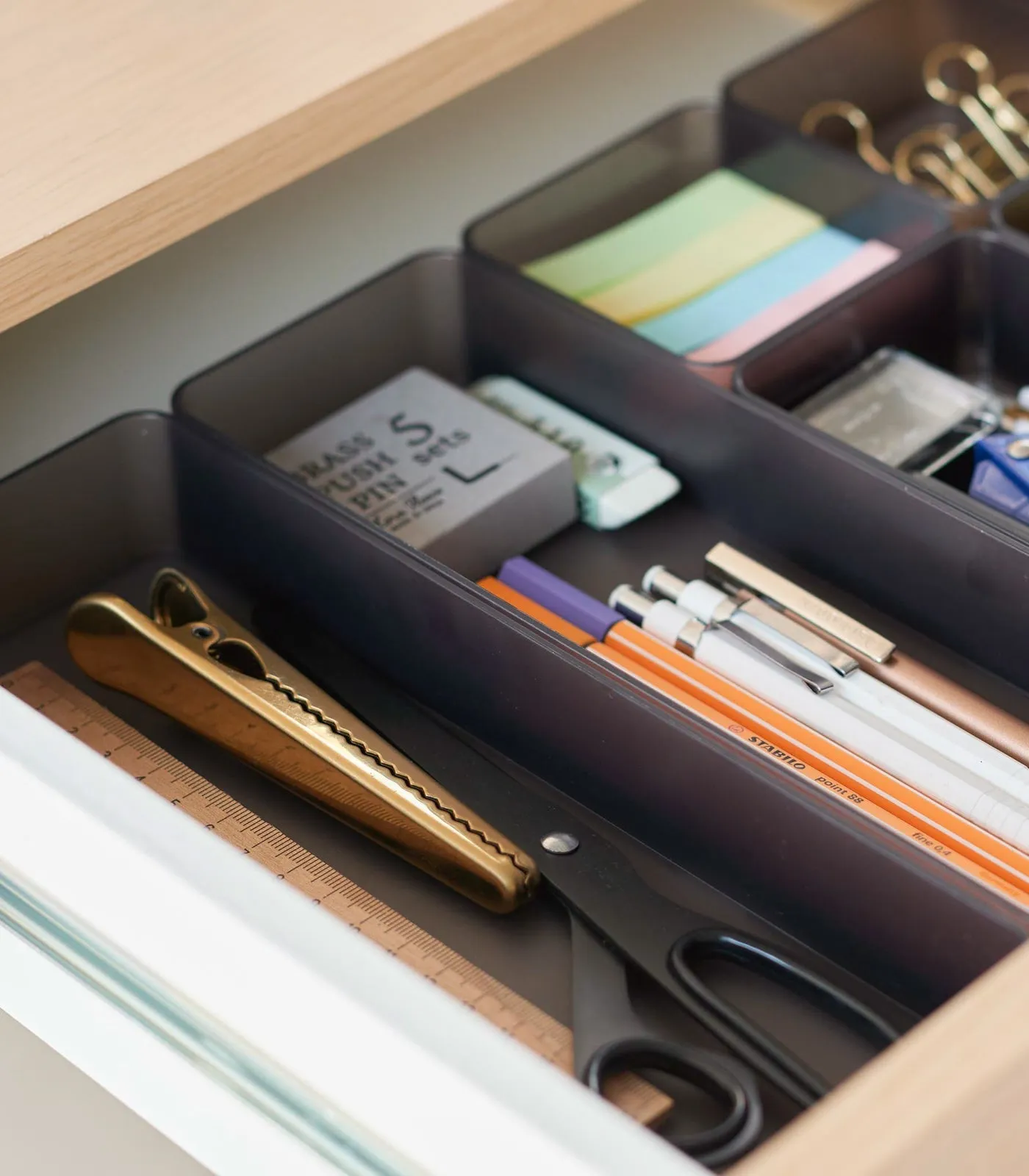Stackable Clear Organizers [Set of 2] - Four Sizes from Yamazaki Home