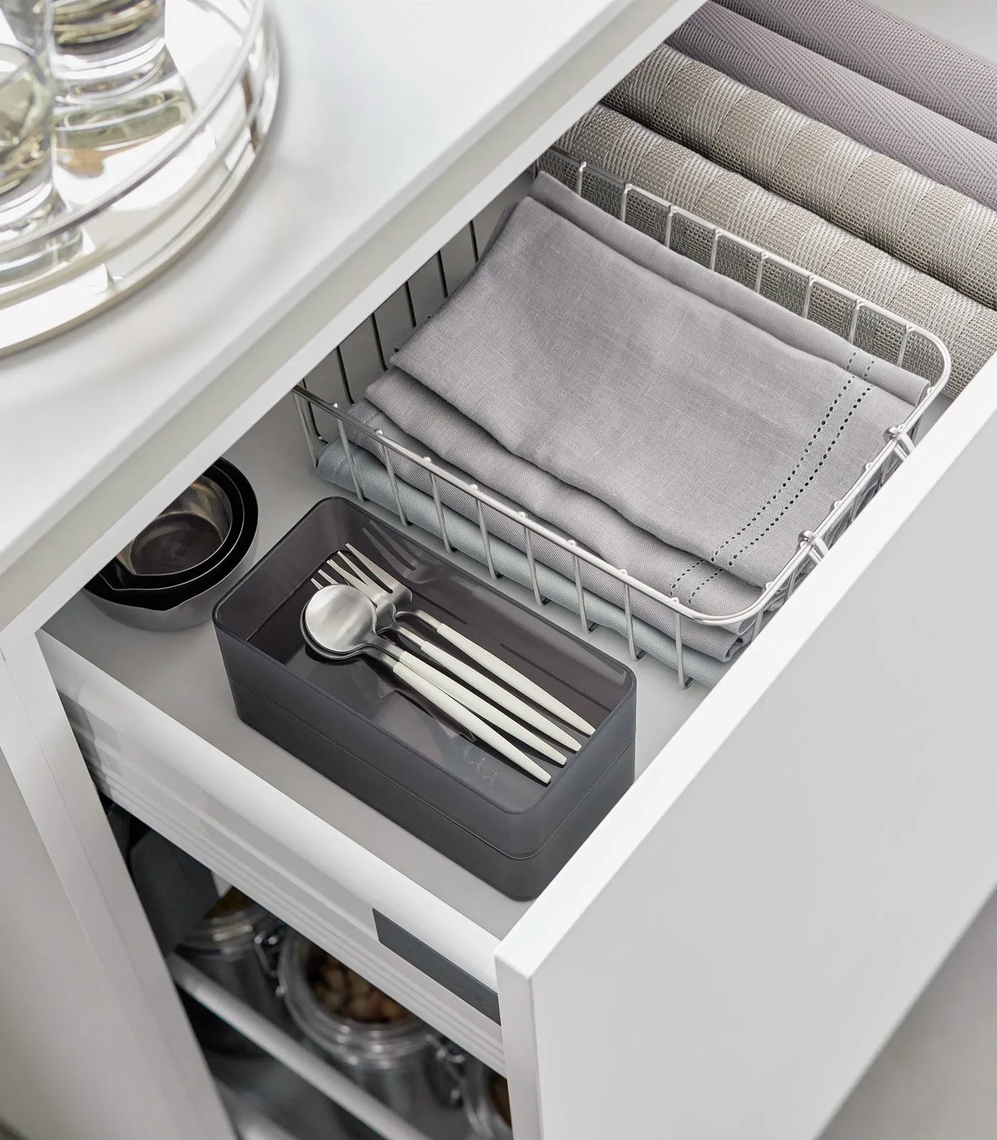 Stackable Clear Organizers [Set of 2] - Four Sizes from Yamazaki Home