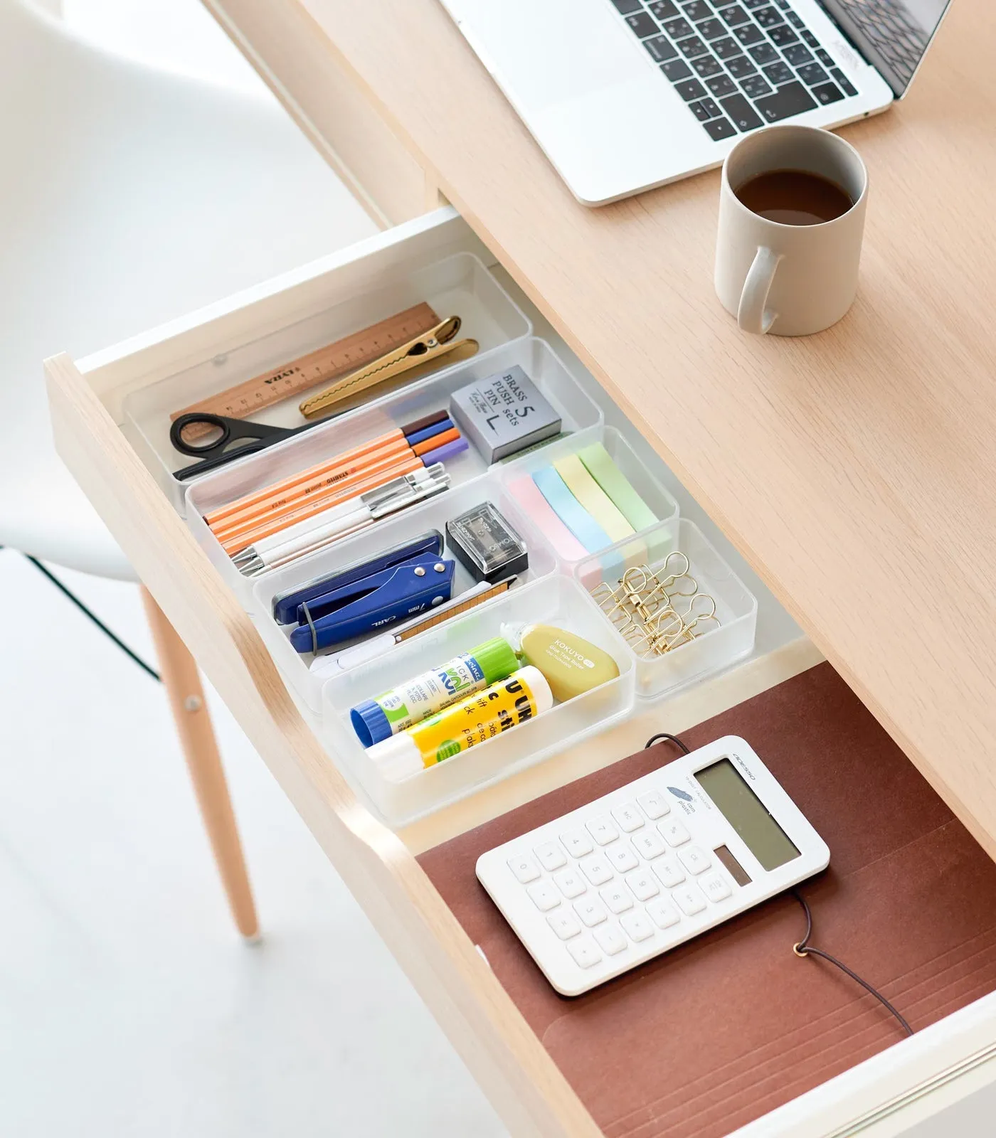 Stackable Clear Organizers [Set of 2] - Four Sizes from Yamazaki Home