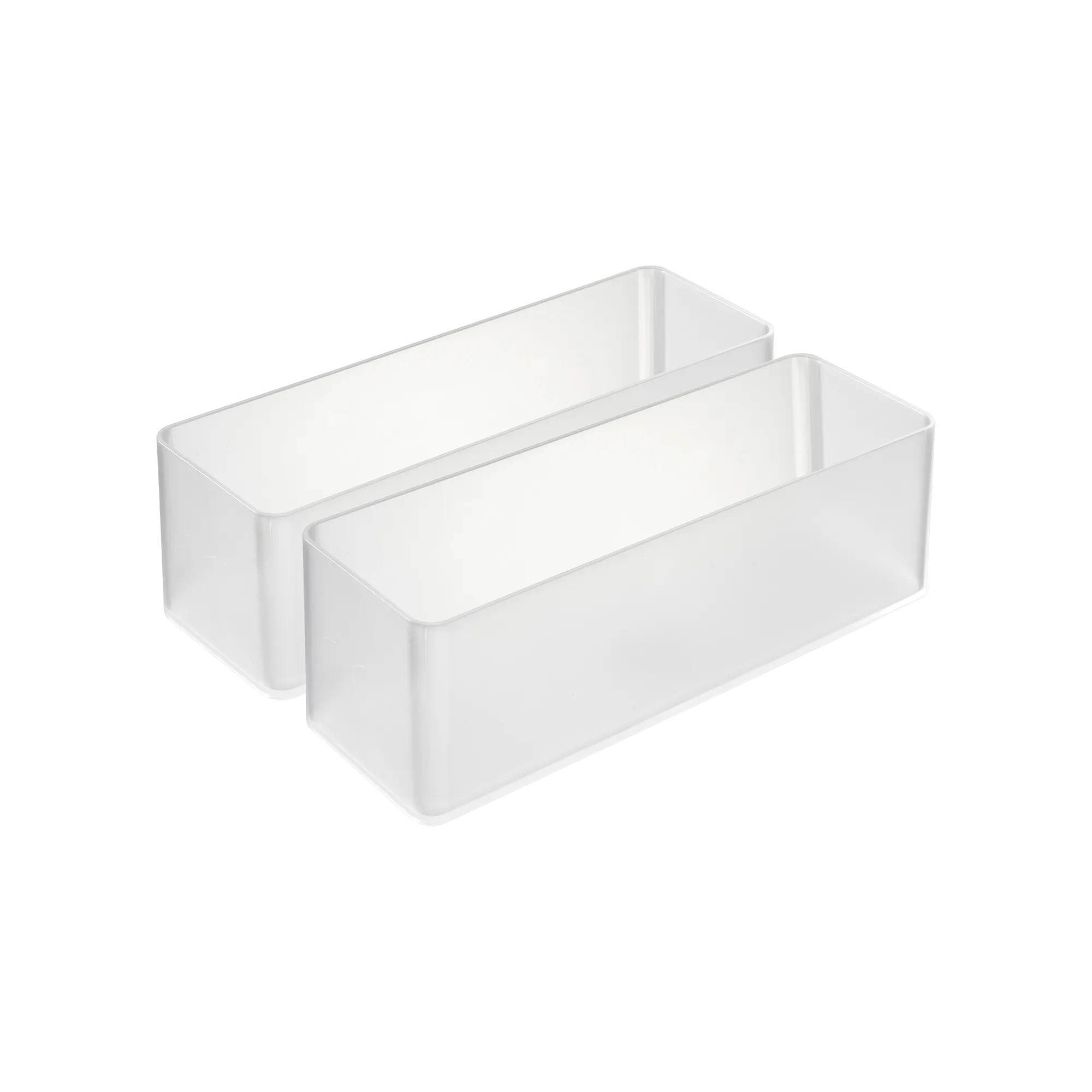 Stackable Clear Organizers [Set of 2] - Four Sizes from Yamazaki Home