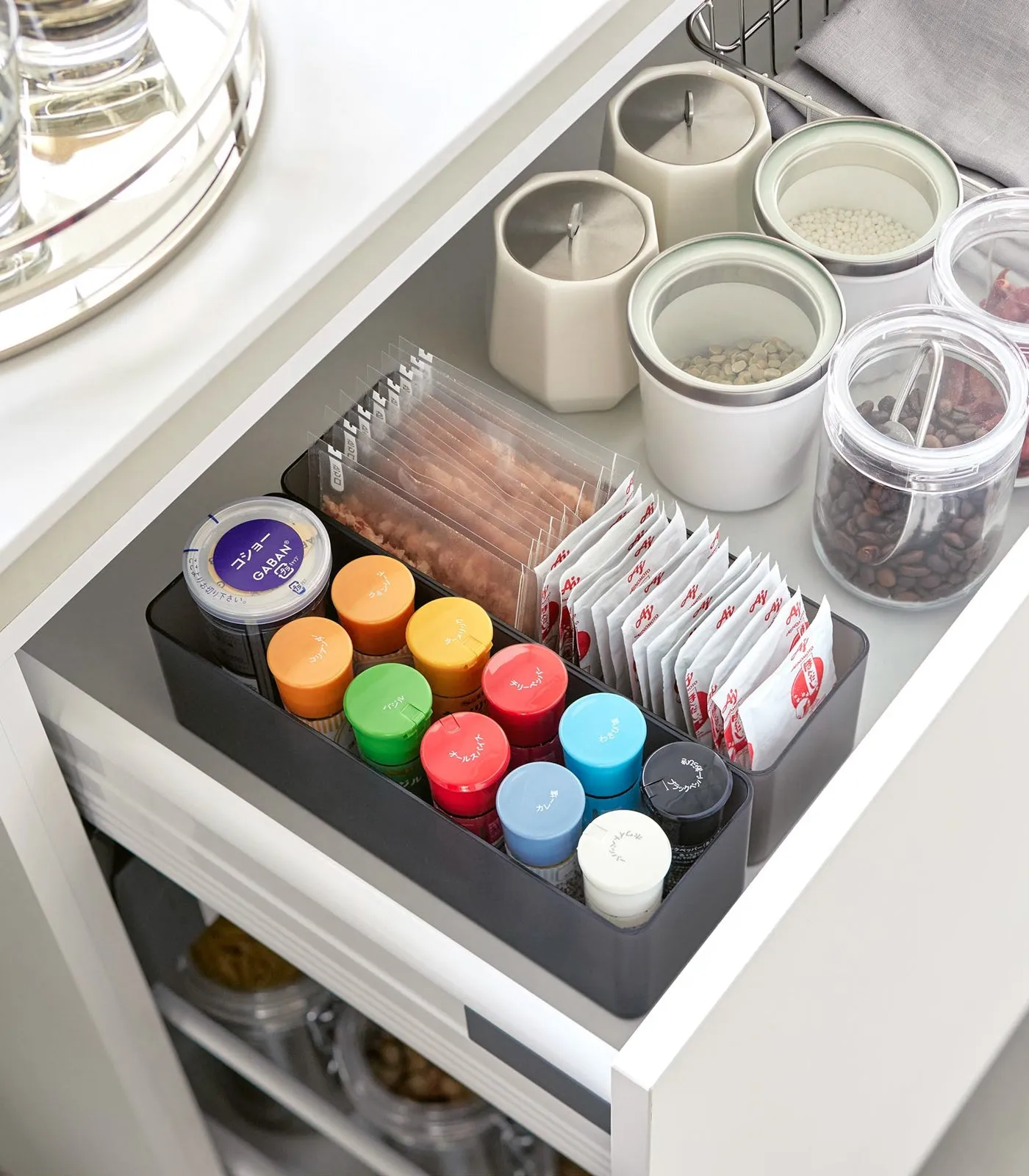 Stackable Clear Organizers [Set of 2] - Four Sizes from Yamazaki Home
