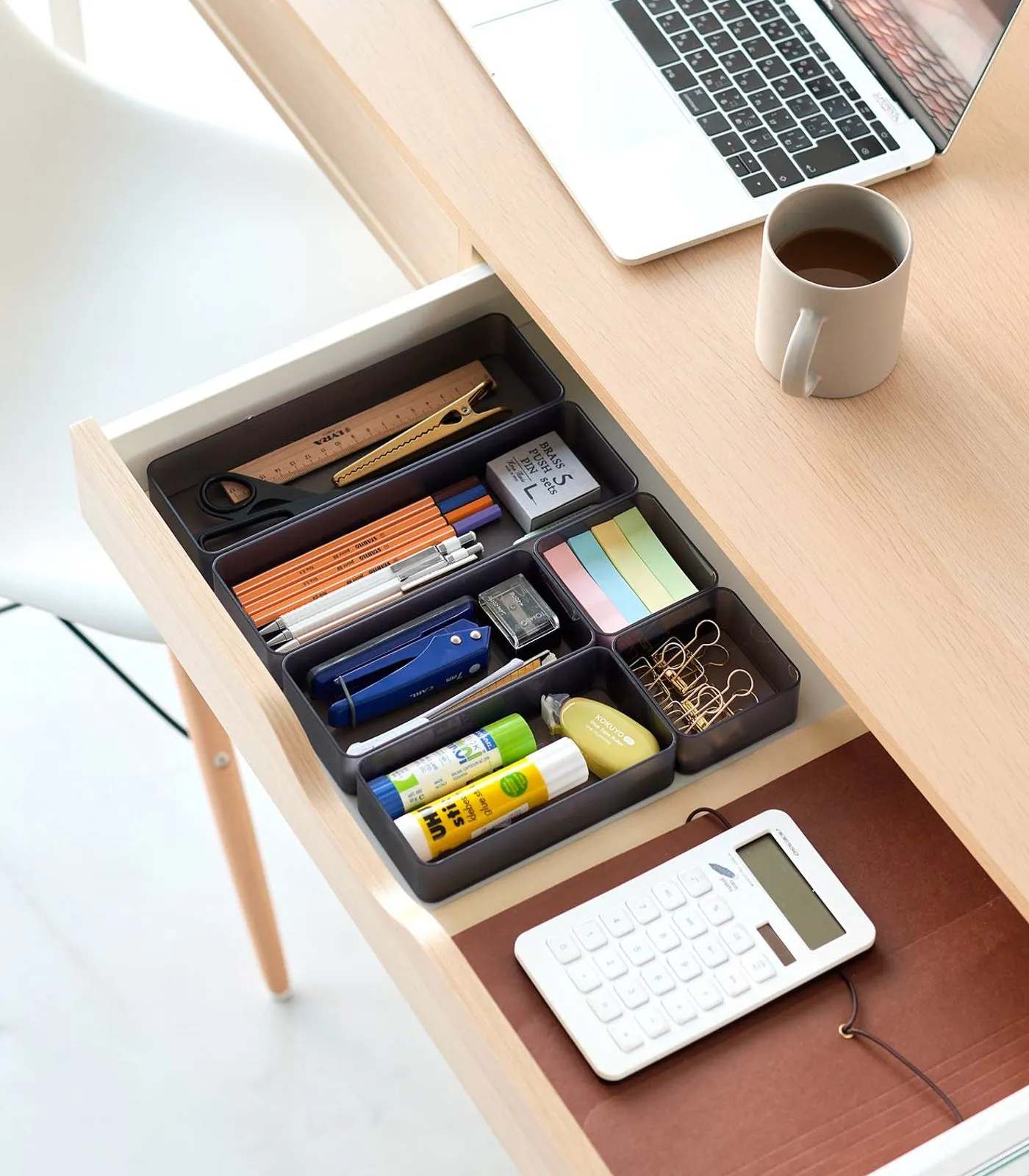 Stackable Clear Organizers [Set of 2] - Four Sizes from Yamazaki Home