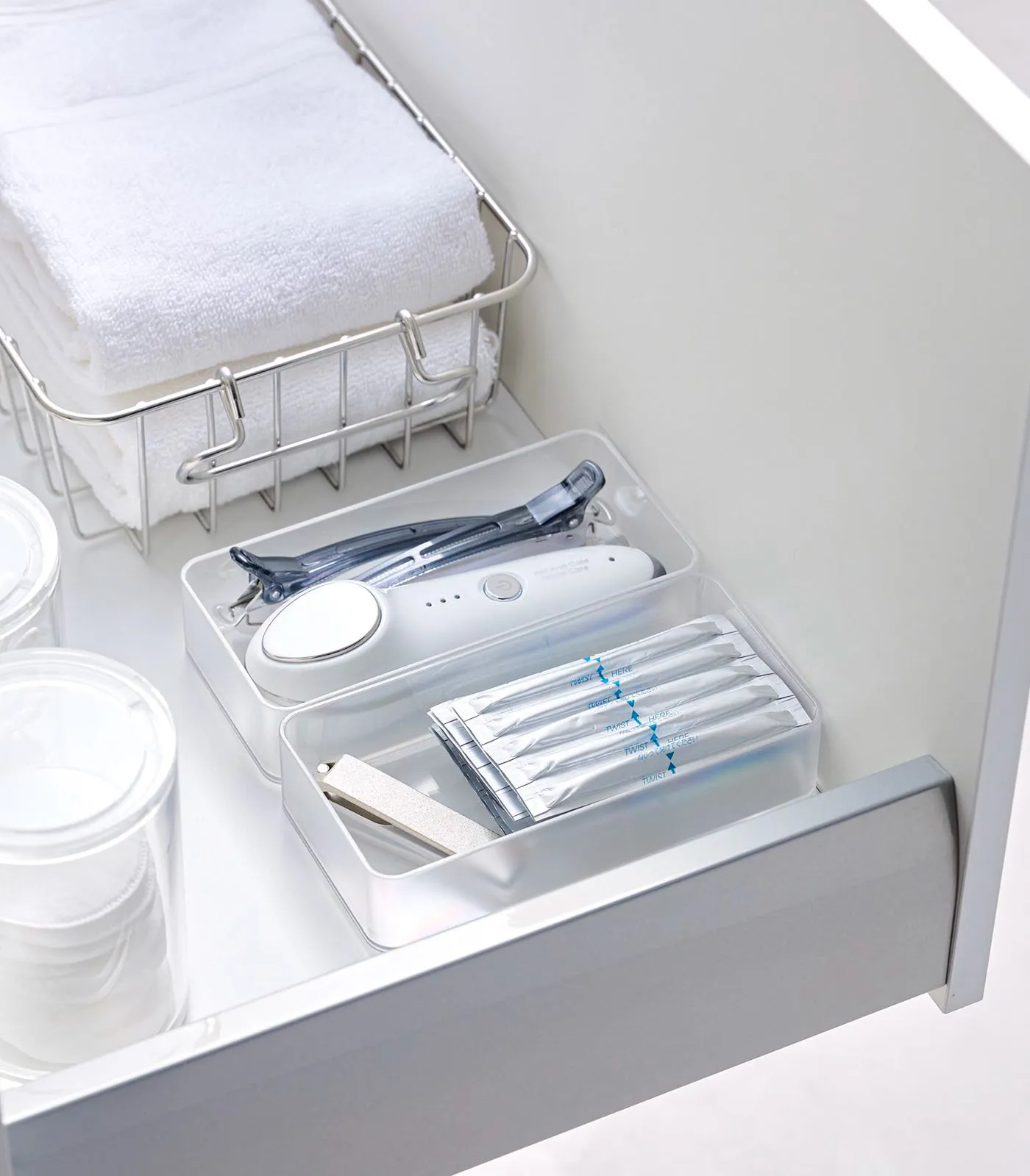 Stackable Clear Organizers [Set of 2] - Four Sizes from Yamazaki Home
