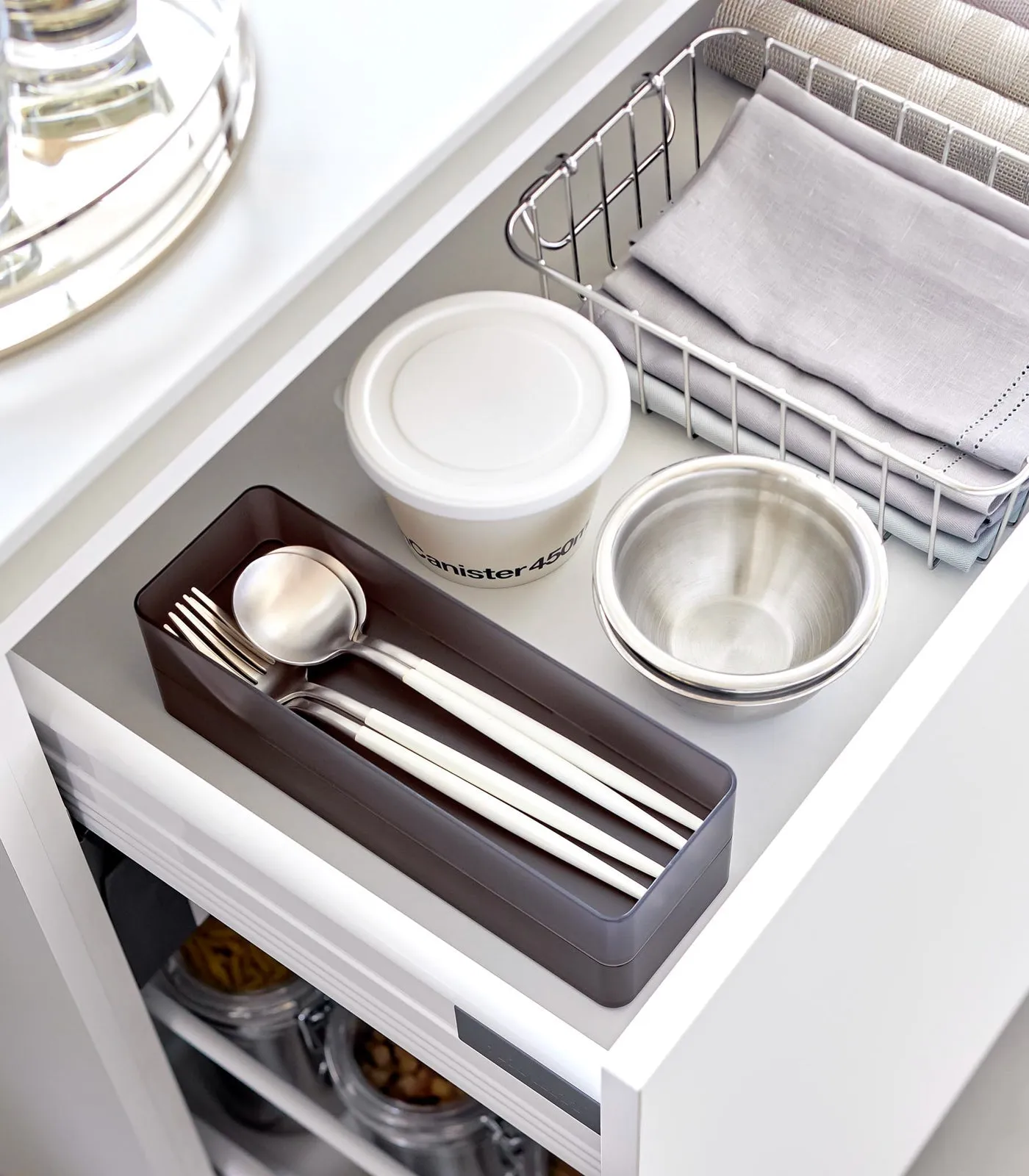 Stackable Clear Organizers [Set of 2] - Four Sizes from Yamazaki Home