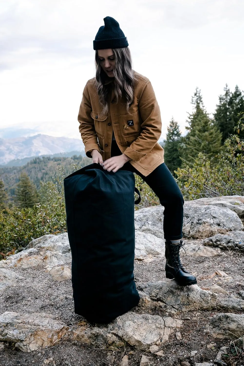 Stansport Deluxe Duffel Bag with Shoulder Strap