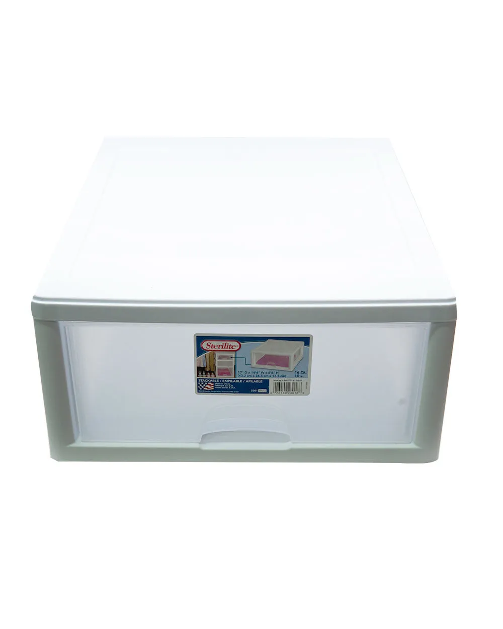 Sterilite 16QT Stacking Competitive pricing Drawer Guaranteed protection