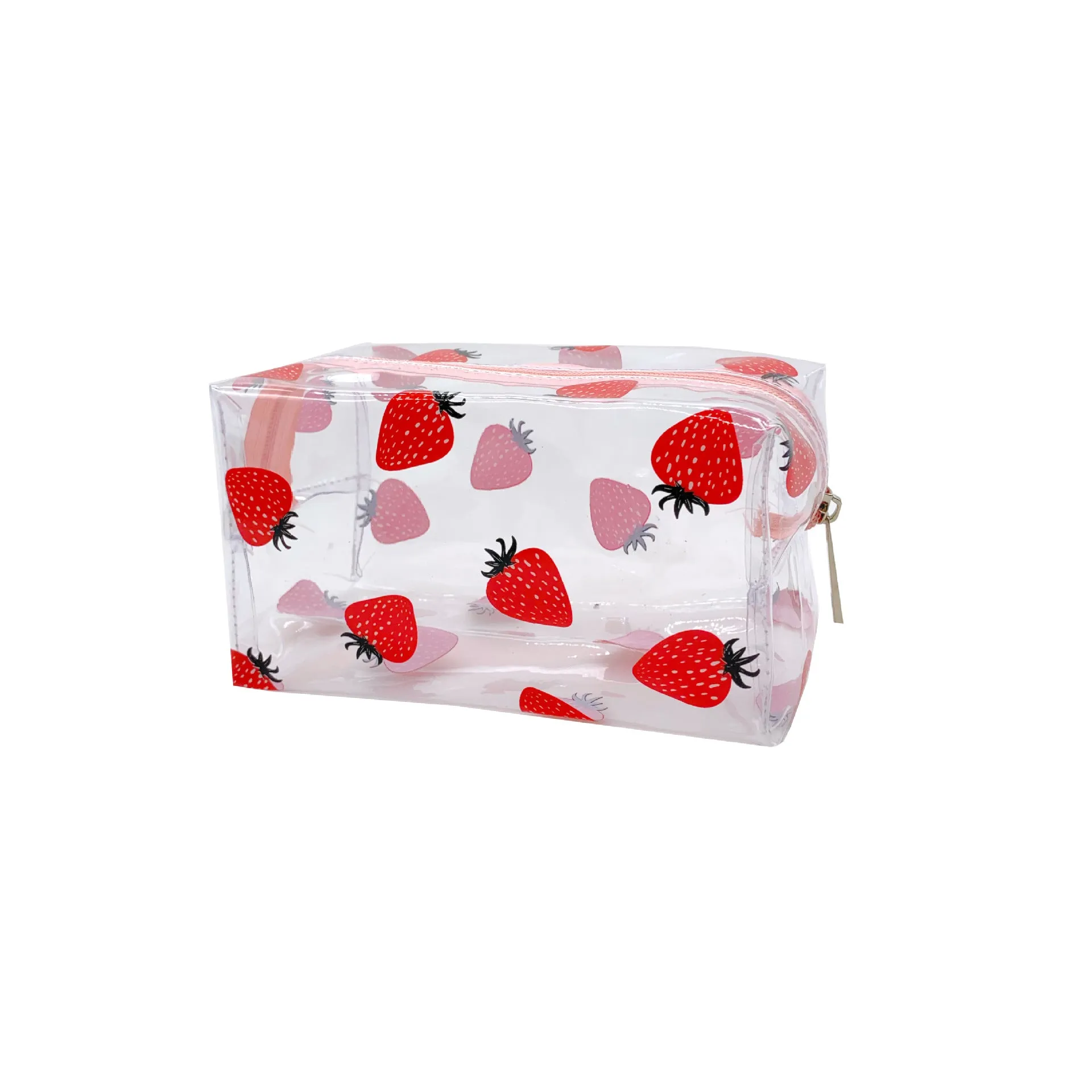 Storage Smiley Face Summer Love Peach Cosmetic Bags