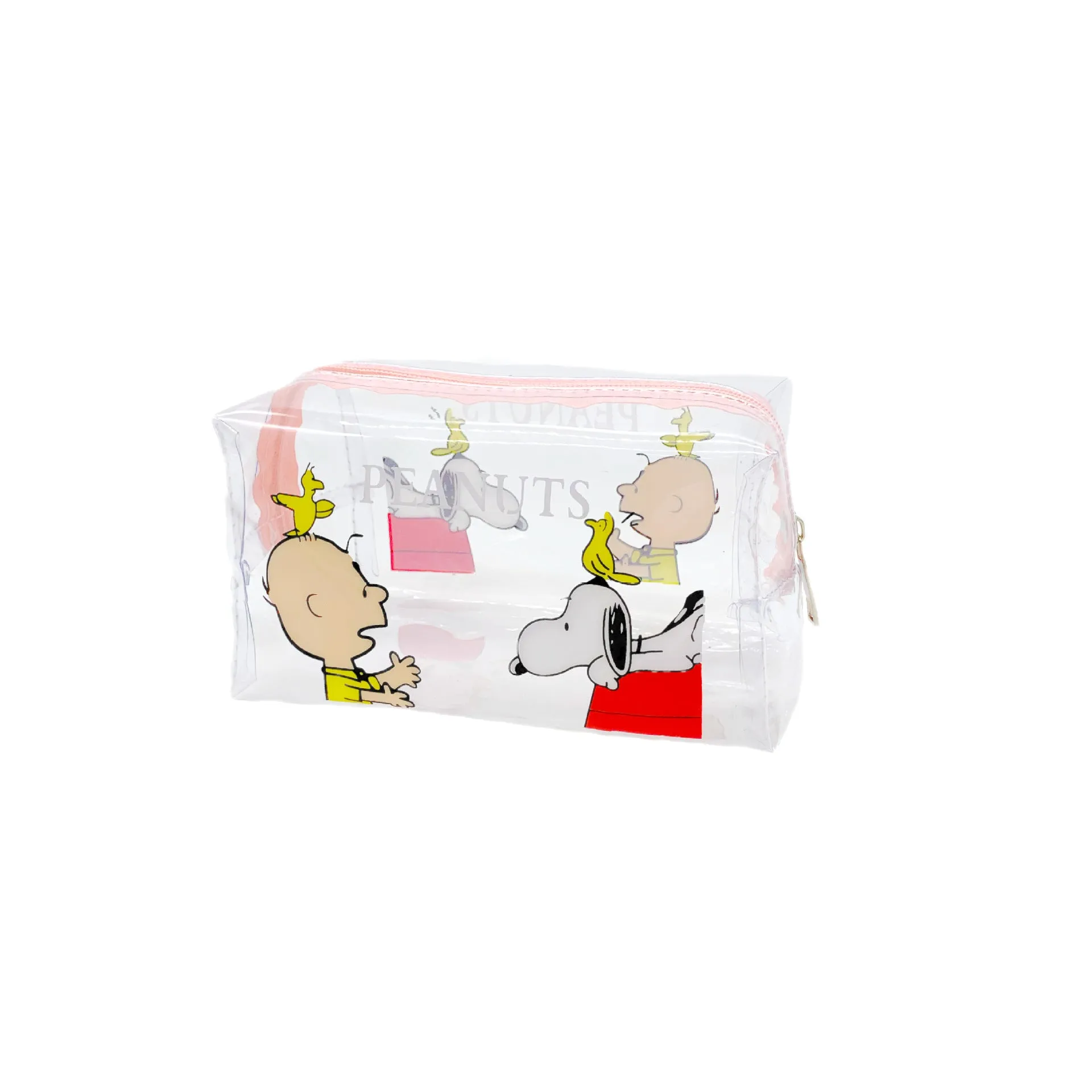 Storage Smiley Face Summer Love Peach Cosmetic Bags
