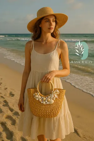 Straw Beach bag