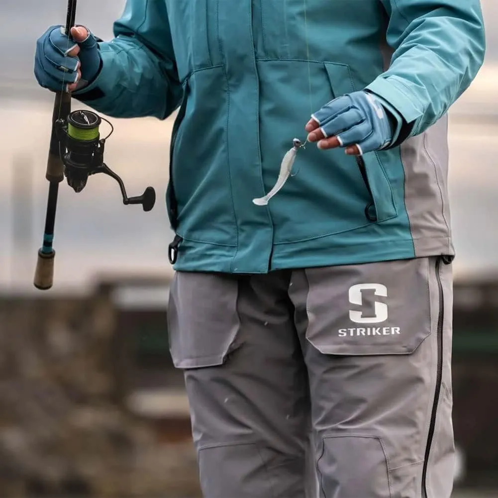 Striker Women's Adrenaline Durable Waterproof Breathable Outdoor Fishing Rain Bib with Reflective Elements