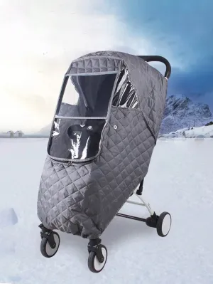 Stroller cover|1pc Universal Stroller Wind Cover, Baby Carriage Rain Cover