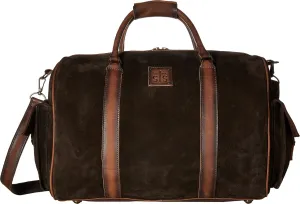 STS Ranchwear Heritage Duffel Bag Chocolate Suede/Tornado Brown One Size