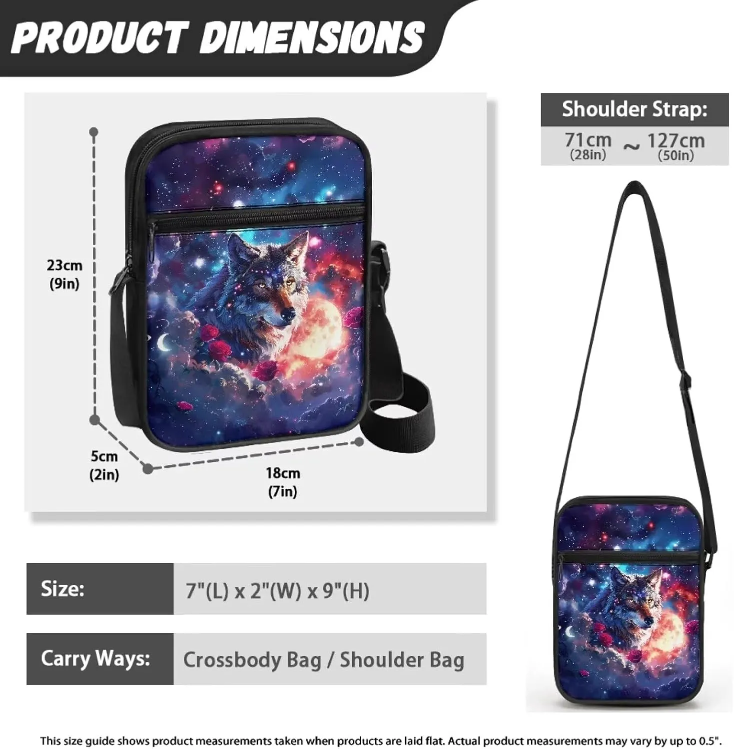 Suobstales Crossbody Bags for Women Shoulder Bag Cell Phone Pouch with Adjustable Strap, Small Messenger Bag Casual Purse