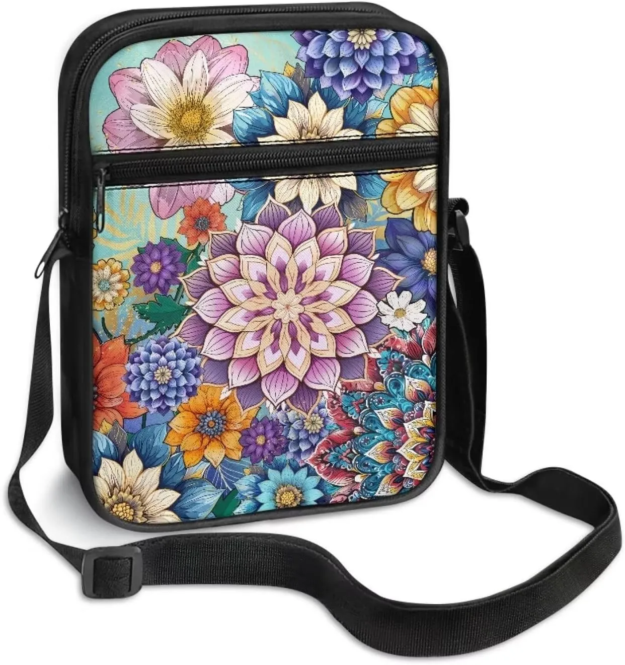 Suobstales Shoulder Bag Crossbody Bag for Women Men Small Messenger Bag Casual Handbag with Adjustable Strap for Work Cycling