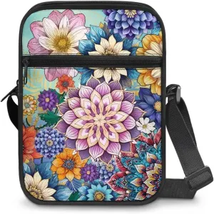 Suobstales Shoulder Bag Crossbody Bag for Women Men Small Messenger Bag Casual Handbag with Adjustable Strap for Work Cycling