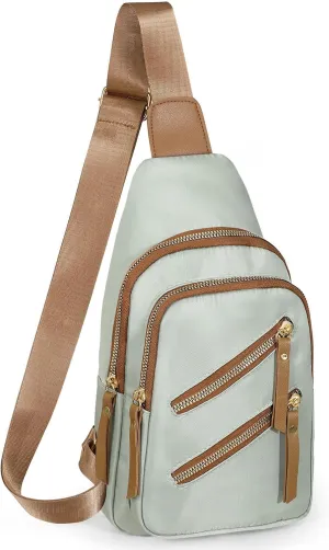 SUOSDEY Crossbody Small Sling Backpack for Women Sling Bag Fanny Pack Chest Shoulder Bag for Traveling