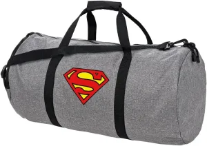Superman Classic S-Shield Logo Lightweight Duffel Bag for Sports and Gym Packable for Travel