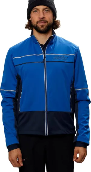 Swix Men's Tokke Water-Repellent Breathable Lightweight Softshell Comfortable Fit Outdoor Sports Jacket