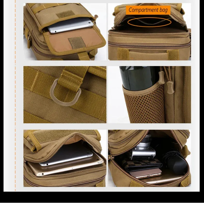 Tactical Molle Bag Outdoor Handbags Camping Travel Hiking Trekking Hunting Fishing Shoulder Crossbody Messenger Bag For Men