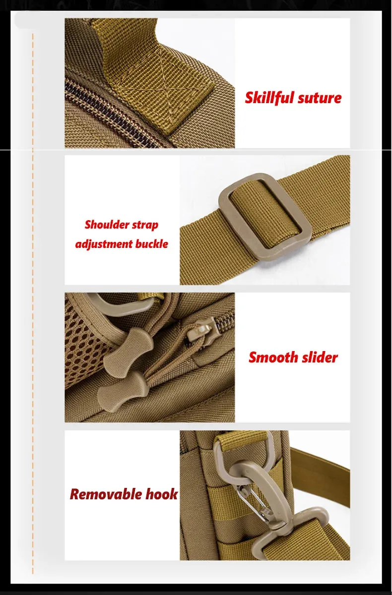 Tactical Molle Bag Outdoor Handbags Camping Travel Hiking Trekking Hunting Fishing Shoulder Crossbody Messenger Bag For Men