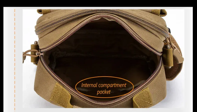 Tactical Molle Bag Outdoor Handbags Camping Travel Hiking Trekking Hunting Fishing Shoulder Crossbody Messenger Bag For Men