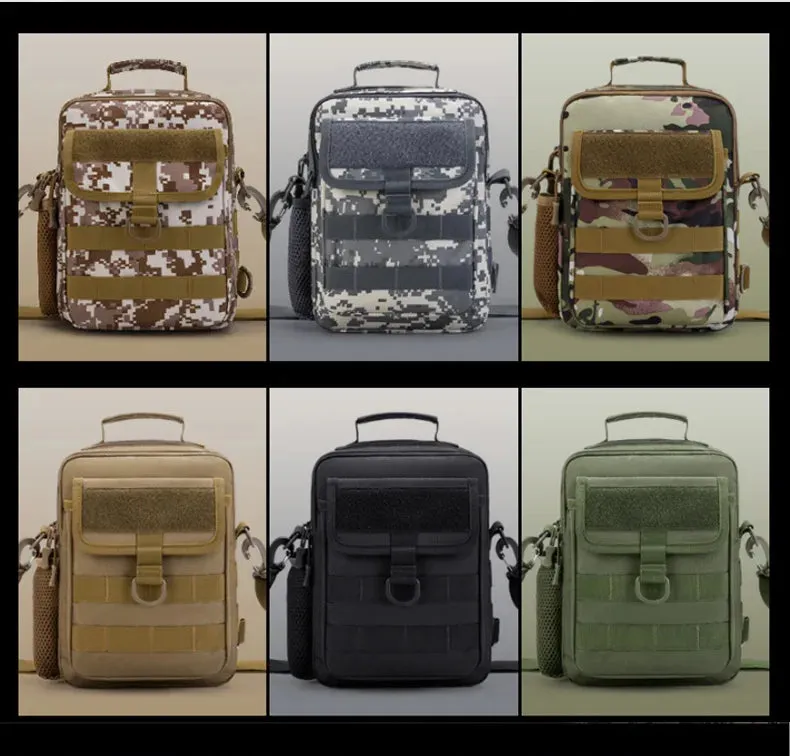 Tactical Molle Bag Outdoor Handbags Camping Travel Hiking Trekking Hunting Fishing Shoulder Crossbody Messenger Bag For Men