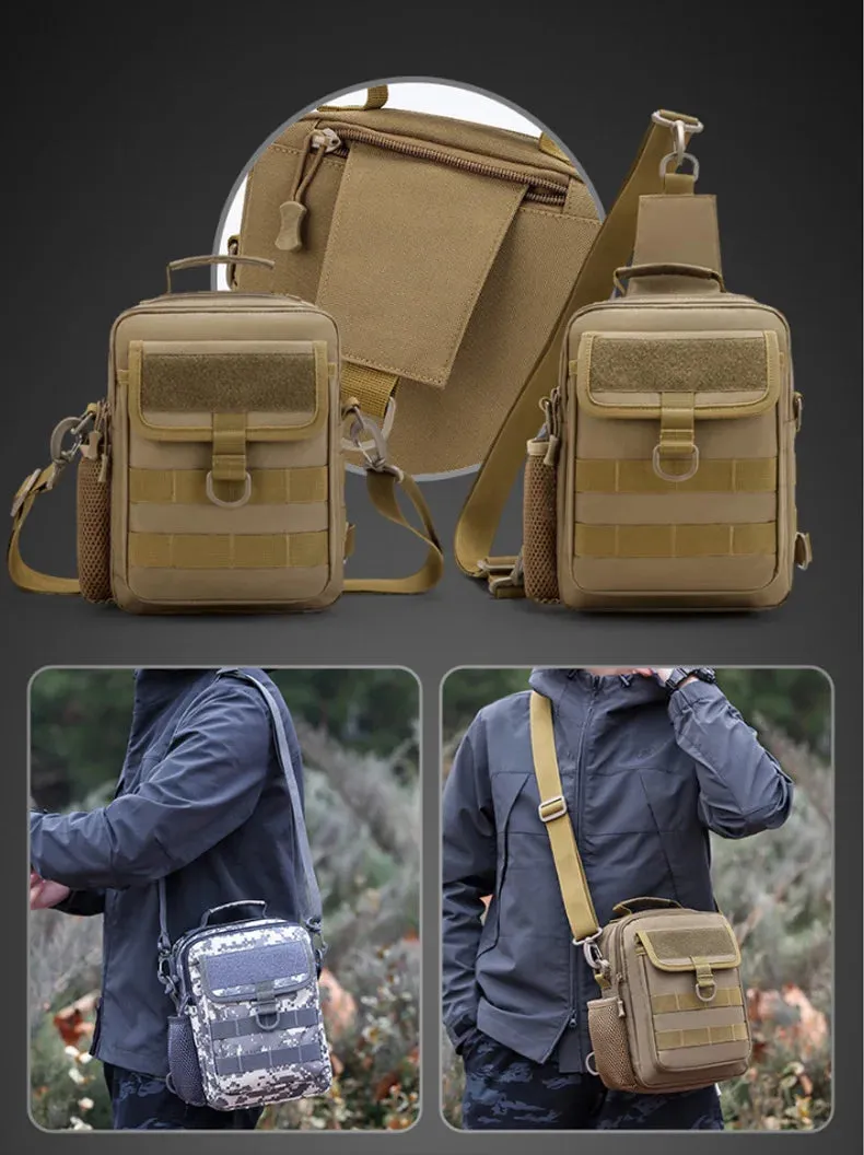 Tactical Molle Bag Outdoor Handbags Camping Travel Hiking Trekking Hunting Fishing Shoulder Crossbody Messenger Bag For Men