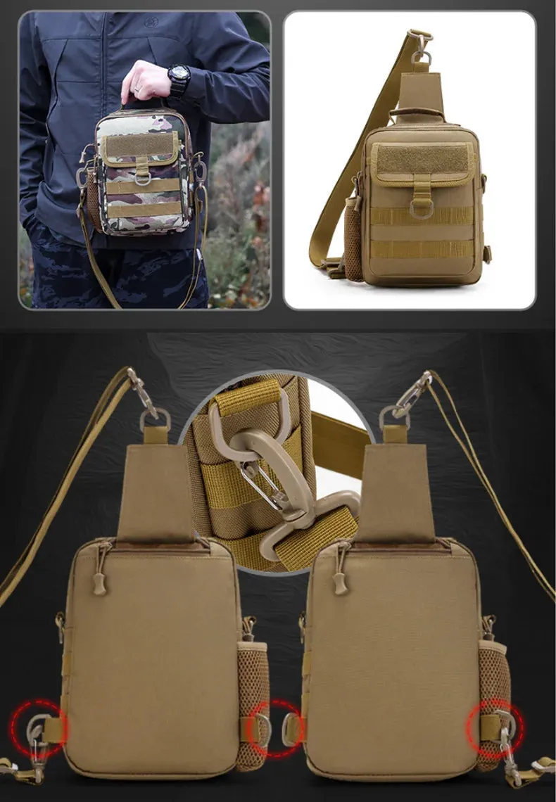 Tactical Molle Bag Outdoor Handbags Camping Travel Hiking Trekking Hunting Fishing Shoulder Crossbody Messenger Bag For Men