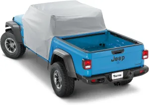 TACTIK Multi-Layer Cab Cover with Door Flaps - Fits Jeep Gladiator JT 2020-Current - Jeep Gladiator Cab Cover - Jeep Gladiator Cover - Jeep Gladiator Rain Cover - Includes Handy Storage Bag